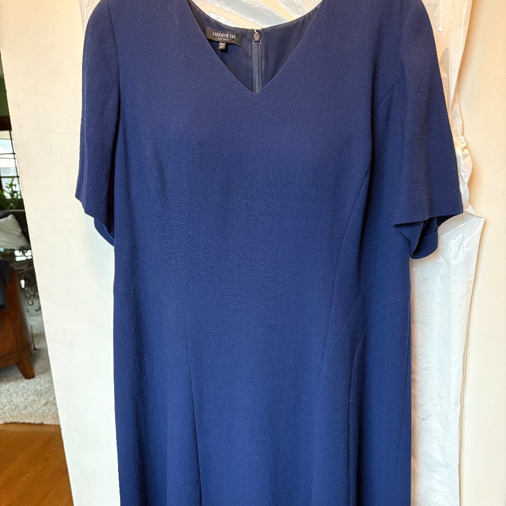 Lafayette 148 plus short sleeve dress